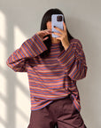 T-SHIRT HADEN MATTONE VIOLA