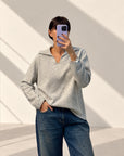 PULL MISTO LANA KAIA GRIGIO