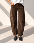 PANTALONE VELLUTO KIMBER MORO