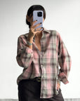 CAMICIA CHECK LORA PINK
