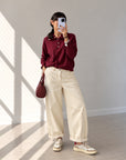 MAGLIA POLO MARTA BORDEAUX