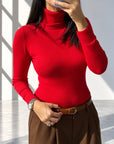 DOLCEVITA MINU' IN MAGLIA FINE ROSSO