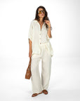 PANTALONE LARAH BIANCO