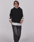 PULL TABATA NERO PANNA PERLA