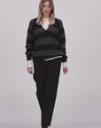 PULL JENNY NERO GRIGIO