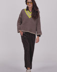 PULL ELIZA FANGO BEIGE LIME
