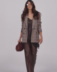 GIACCA CAPPOTTO CHECK OVER ALPINO