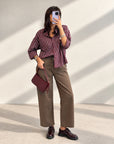 PANTALONE STENO NOCCIOLA
