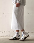 CALZINO PSLOVE BIANCO LOGO NERO
