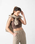 SEAMLESS TOP ALTHAEA COFFEE