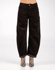 PANTALONE VELLUTO IRISH MORO