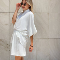 COMPLETO PAROS SHORT BIANCO