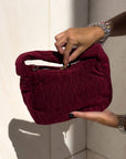 BORSA A MANO VELINA MARSALA