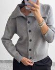 CARDIGAN GIACCA AURA GRIGIO