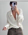CAMICIA GIGLIO PE BIANCO