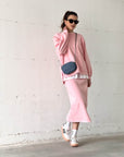 GONNA IN FELPA GINNY PINK