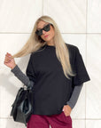 T-SHIRT LORNA NERO