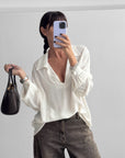 CAMICIA GIGLIO PE BIANCO