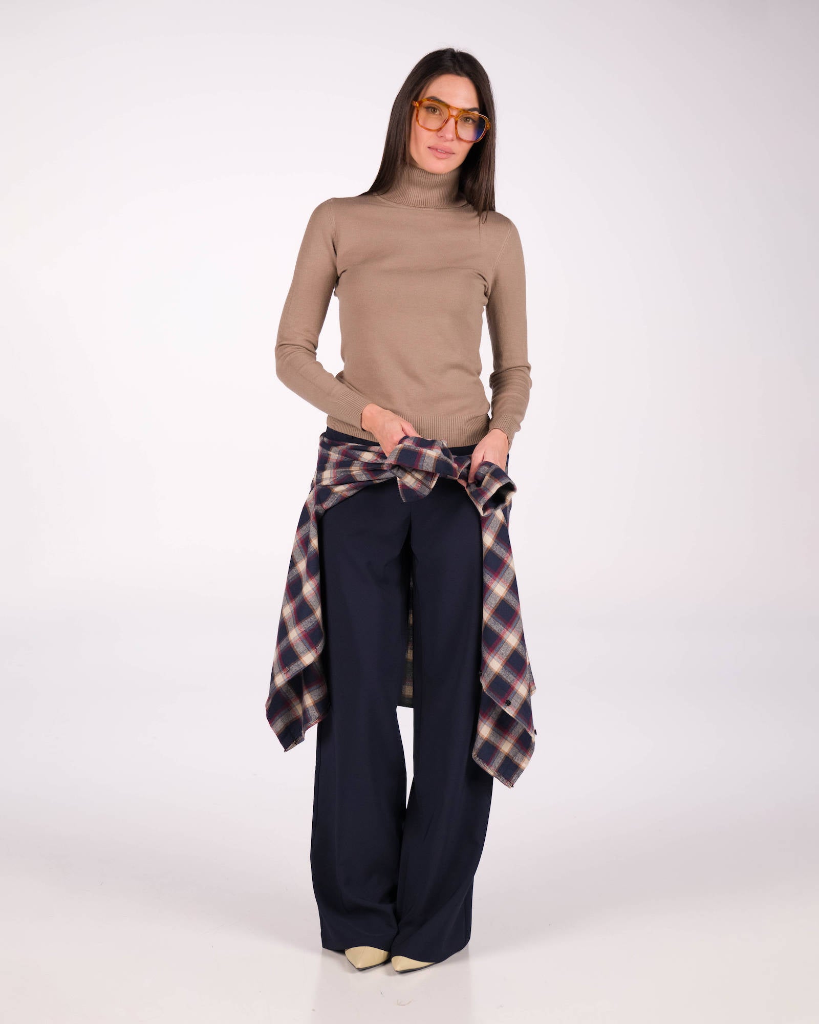 DOLCEVITA MARA IN MAGLIA FINE CAMEL