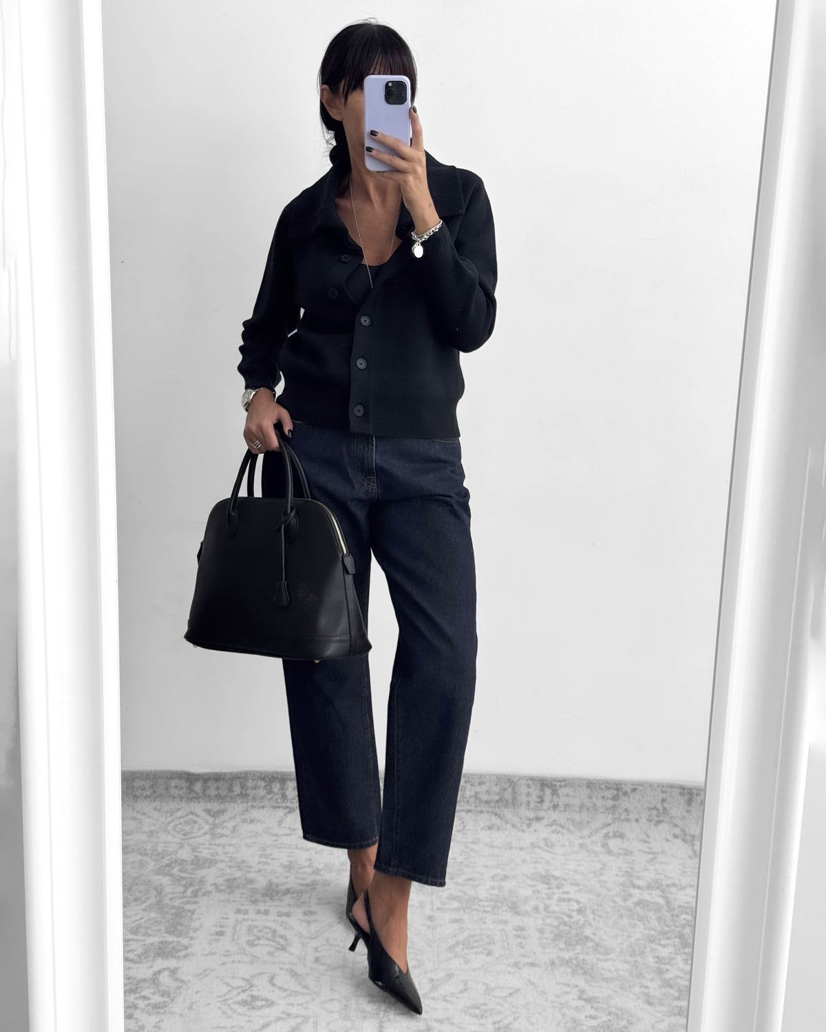 CARDIGAN GIACCA AURA NERO