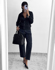CARDIGAN GIACCA AURA NERO