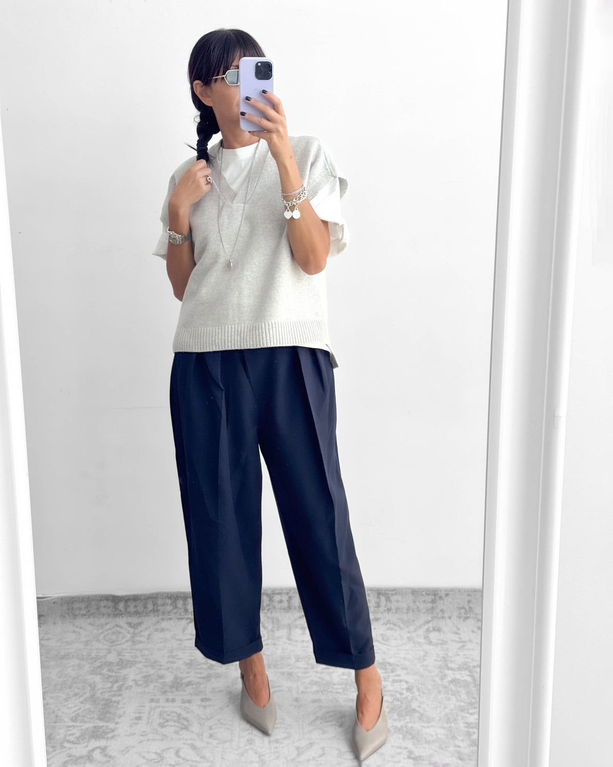 GILET IN LANA ARIEL PERLA