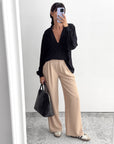 CAMICIA GIGLIO PE NERO