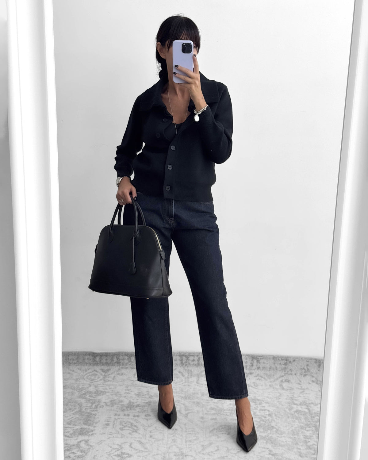 CARDIGAN GIACCA AURA NERO