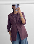 GILET MORGAN BORDEAUX