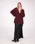 CARDIGAN ASTRAT VINO