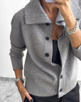 CARDIGAN GIACCA AURA GRIGIO