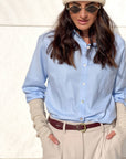 CAMICIA KAREN CELESTE OXFORD