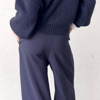 OVERSIZED DAMIAN TROUSERS BLUE