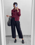 CARDIGAN GIACCA AURA BORDEAUX