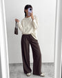 PANTALONE GESSATO NYRA MORO