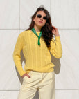 PULL A TRECCE ARIEL GIALLO