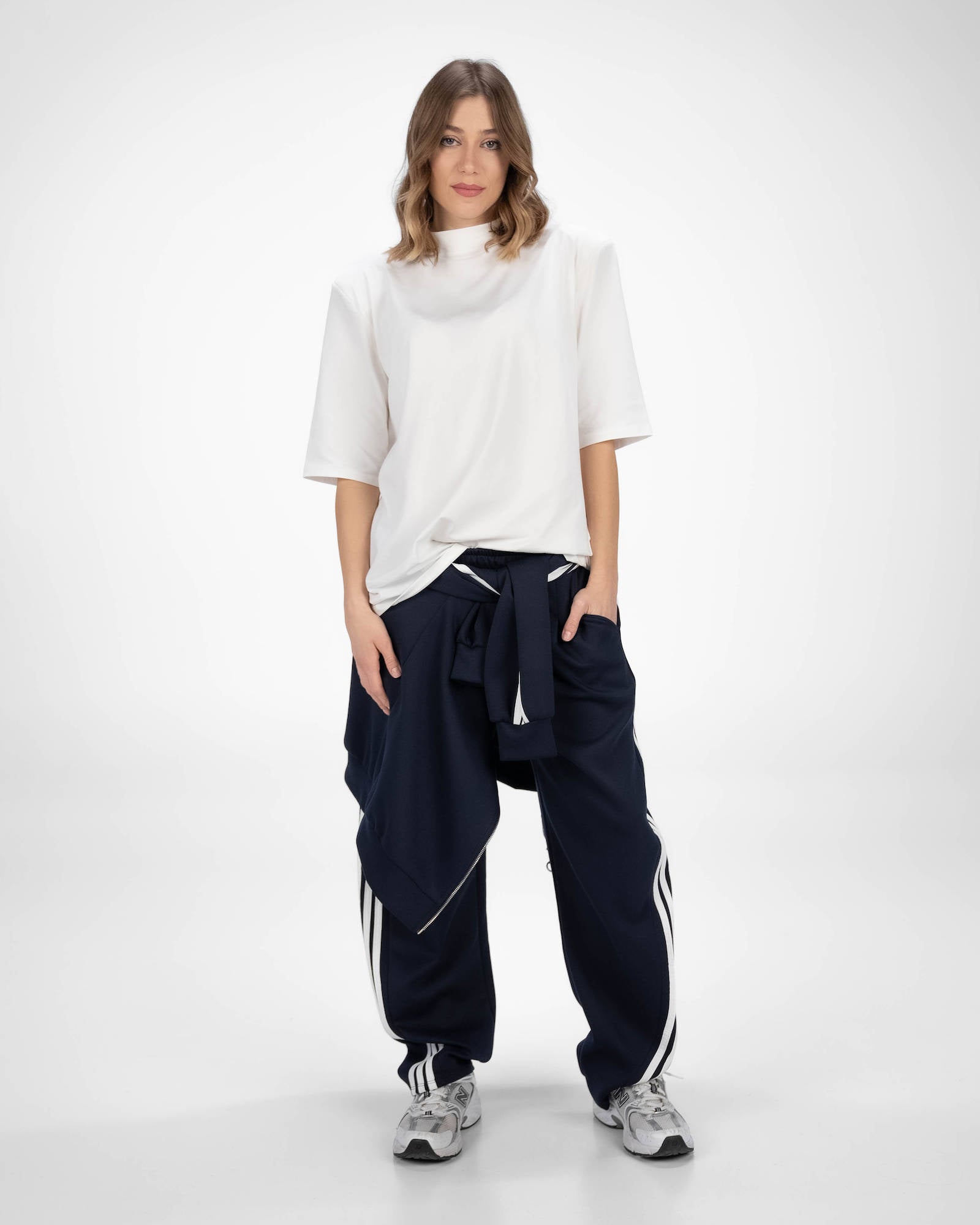 T-SHIRT CON SPALLINE SIRYA BIANCO