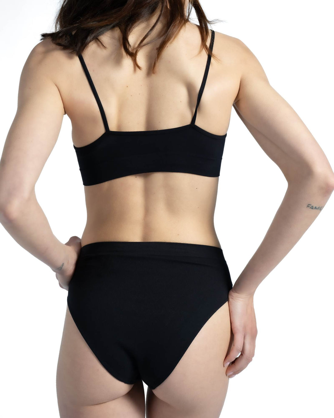 MINIMAL TOP BRA ALTHAEA NERO