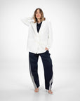 PANTALONE BARNEY OVETTO BLU BIANCO