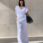 PANTALONE DORIS OFF WHITE