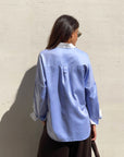 CAMICIA KAREN CELESTE COMBINATA