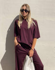T-SHIRT AMBER VINO