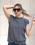 T-SHIRT PEARL BLU