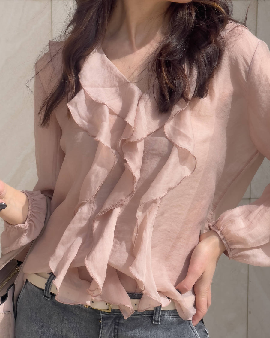 BLUSA ROUCHES OPHELIA CAMEO