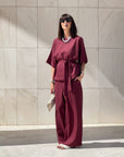 PANTALONE DORIS BORDEAUX