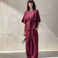 PANTALONE DORIS BORDEAUX