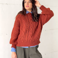 PULL TRECCIA OTIS MATTONE