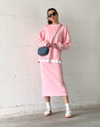 GONNA IN FELPA GINNY PINK