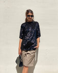 BLUSA PAILLETTES BETTY NERO