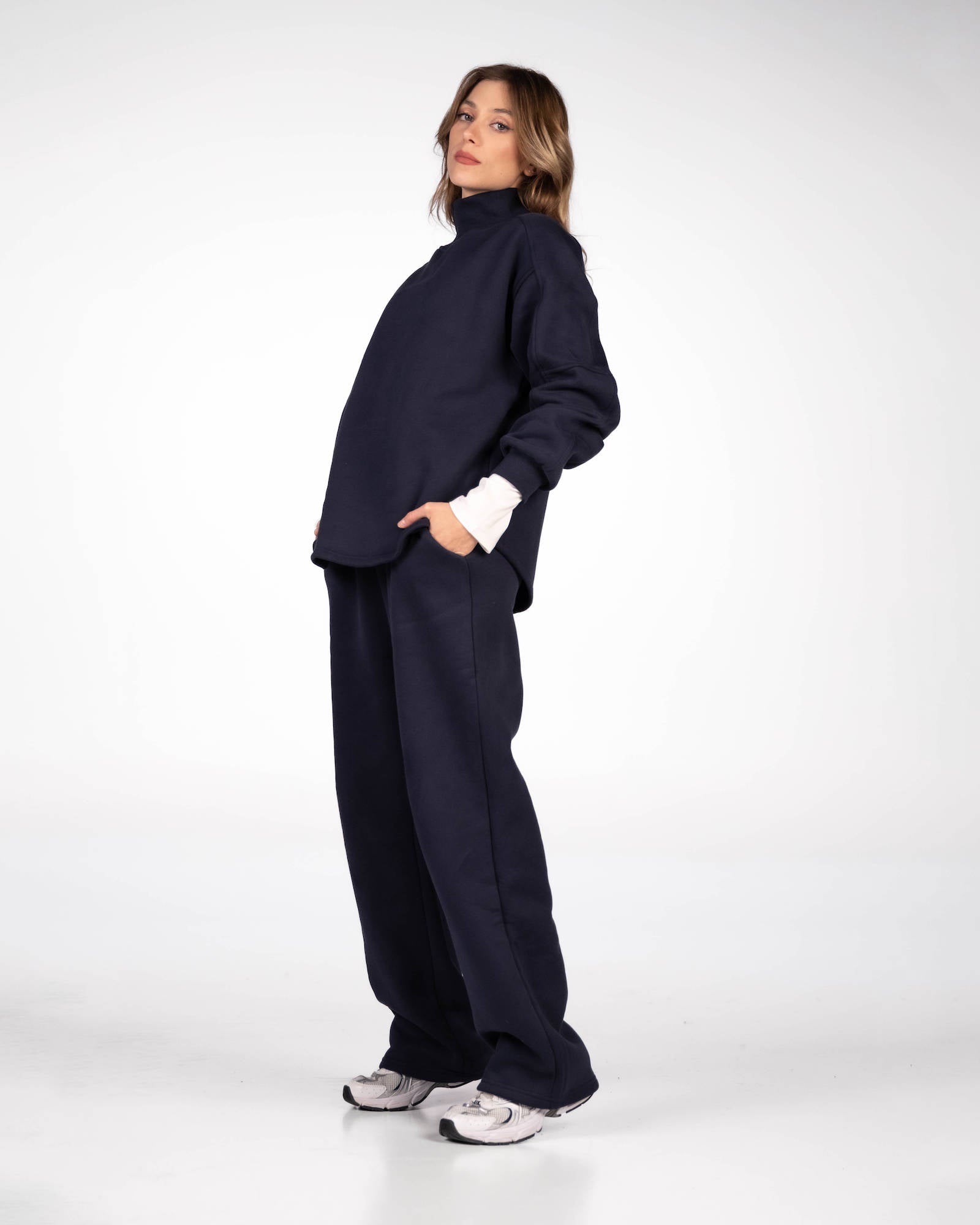 COMPLETO FELPA SIENNA BLU